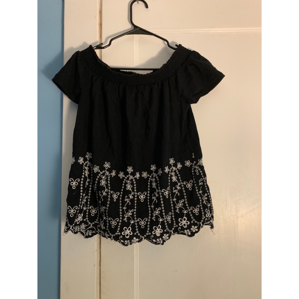 Black off the shoulder